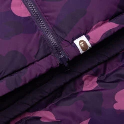 Color Camo Reversible Down Jacket - Purple 10 Color Camo Reversible Down Jacket - Purple -Feature store Color Camo Reversible Down Jacket Purple 001DNK801007M PUR 12 11 24 Feature KN 7