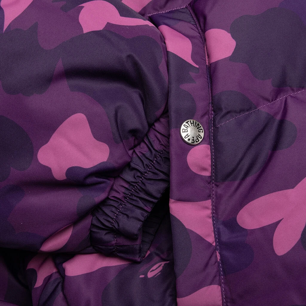 Color Camo Reversible Down Jacket - Purple 7 Color Camo Reversible Down Jacket - Purple - Image 5