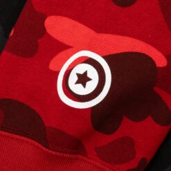 Color Camo Separate Shark Full Zip Hoodie - Red/Black 11 Color Camo Separate Shark Full Zip Hoodie - Red/Black -Feature store Color Camo Separate Shark Full Zip Hoodie Red Black 001ZPK801001M RD2 09 03 24 Feature JP 8