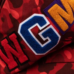 Color Camo Shark Full Zip Hoodie - Red -Feature store Color Camo Shark Full Zip Hoodie Red 001ZPJ201003MRED 06 29 23 Feature KN 8