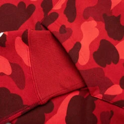 Color Camo Shark Pullover Hoodie - Red -Feature store Color Camo Shark Pullover Hoodie Red 001PPK301002M RED 02 15 24 Feature KN 8