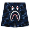 Color Camo Shark Sweat Shorts - Navy 1 Color Camo Shark Sweat Shorts - Navy -Feature store Color Camo Shark Sweat Shorts Navy 001SPK301002M NVY 08 13 24 Feature JP