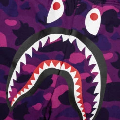 Color Camo Shark Sweat Shorts - Purple -Feature store Color Camo Shark Sweat Shorts Purple 001SPK301002M PUR 08 13 24 Feature JP 8