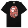 Color Camo Big Ape Head Tee - Black/Red 2 Color Camo Big Ape Head Tee - Black/Red -Feature store Color Camo Shark Tee Black Red 001TEK301018M BLKRED 08 13 24 Feature JP