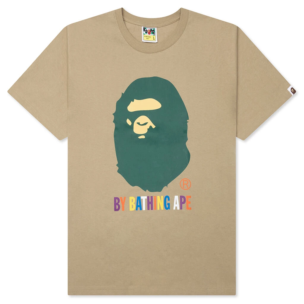 Colors By Bathing Ape Tee - Beige 3 Colors By Bathing Ape Tee - Beige