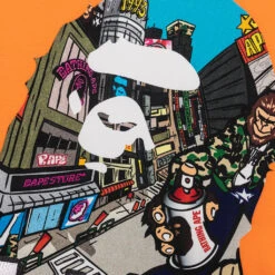 Comic Art Ape Head Relaxed Fit Tee - Orange 8 Comic Art Ape Head Relaxed Fit Tee - Orange -Feature store Comic Art Ape Head Relaxed Fit Tee Orange 001TEK301338M ORA CHANGE TO 001CSK301321M 05 24 24 Feature JP 4