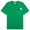 Cursive College Logo Relaxed Fit Tee - Green -Feature store Cursive College Logo Relaxed Fit Tee Green 001TEK801303M GRN 08 13 24 Feature JP