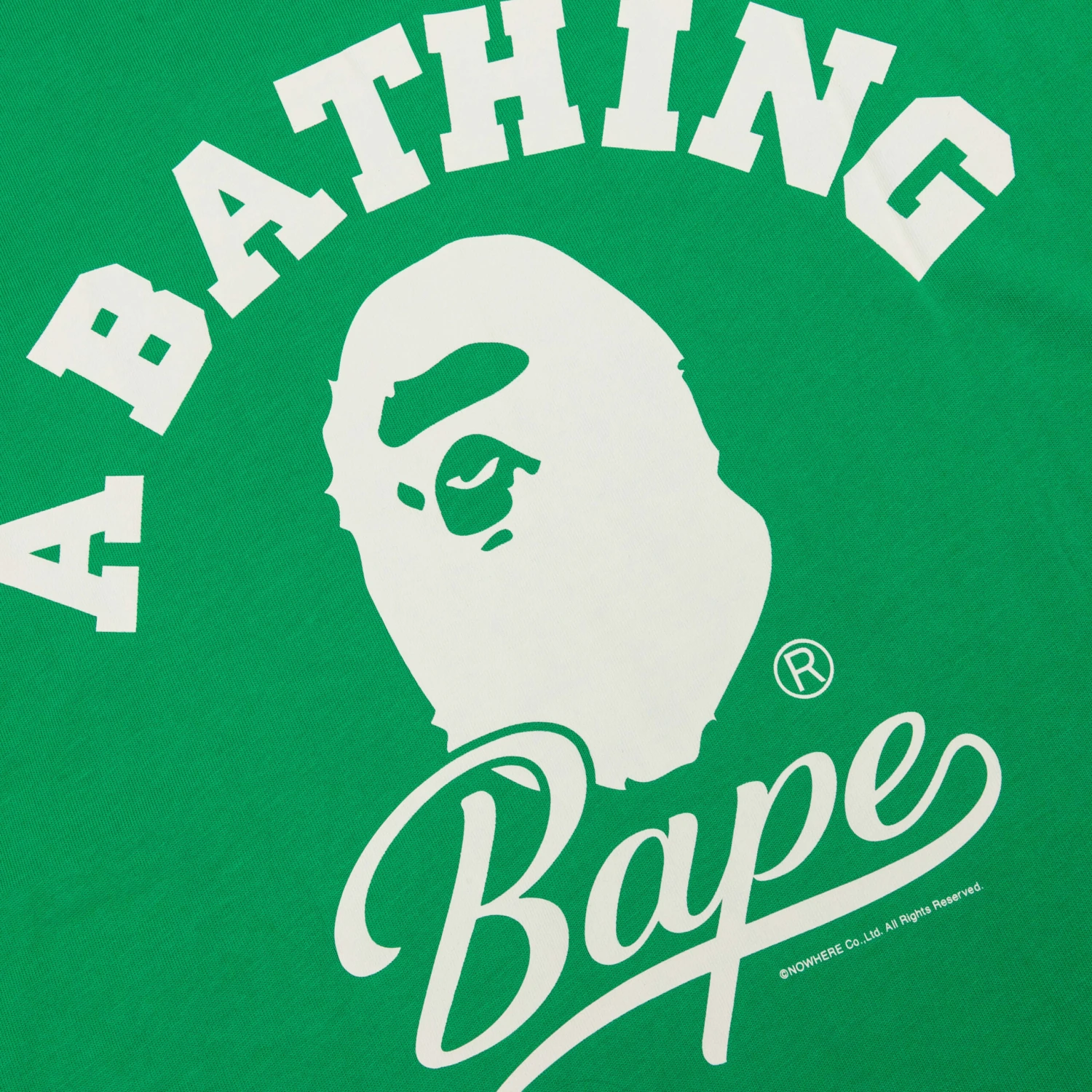 Cursive College Logo Relaxed Fit Tee - Green 6 Cursive College Logo Relaxed Fit Tee - Green - Image 4