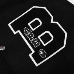 Embroidery Varsity Jacket - Black 10 Embroidery Varsity Jacket - Black -Feature store Embroidery Varsity Jacket Black 001HJK801001M BLK 12 18 24 Feature KN 6