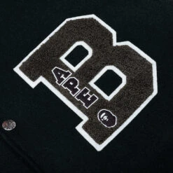 Embroidery Varsity Jacket - Green 9 Embroidery Varsity Jacket - Green -Feature store Embroidery Varsity Jacket Green 001HJK801001M GRN 12 18 24 Feature KN 5