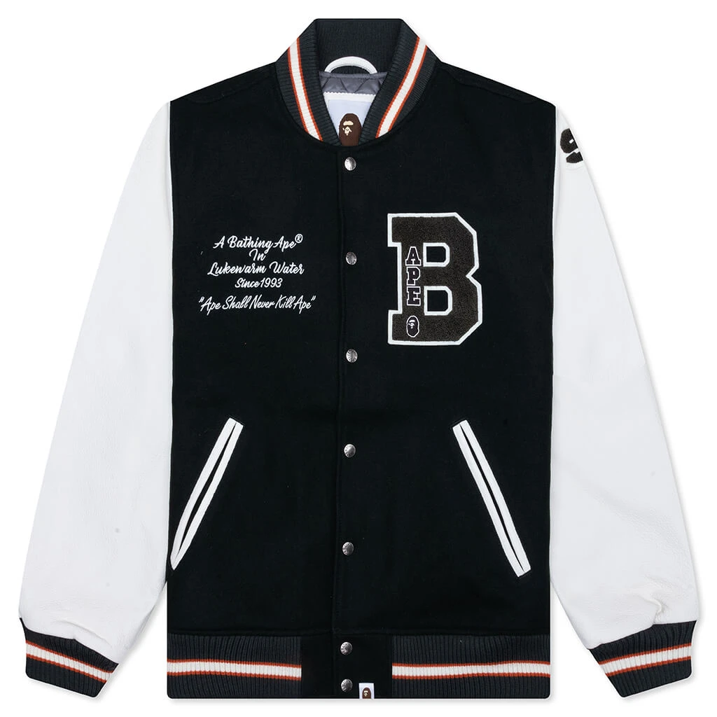 Embroidery Varsity Jacket - Green 3 Embroidery Varsity Jacket - Green