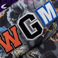 Floral Camo Shark Relaxed Fit Full Zip Hoodie - Black -Feature store Floral Camo Shark Relaxed Fit Full Zip Hoodie Black 001ZPK801301M BLK 12 11 24 Feature KN 14