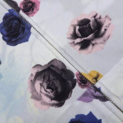 Floral Camo Shark Relaxed Fit Full Zip Hoodie - Ivory -Feature store Floral Camo Shark Relaxed Fit Full Zip Hoodie Ivory 001ZPK801301M IVY 12 18 24 Feature KN 6