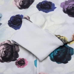 Floral Camo Shark Relaxed Fit Full Zip Hoodie - Ivory -Feature store Floral Camo Shark Relaxed Fit Full Zip Hoodie Ivory 001ZPK801301M IVY 12 18 24 Feature KN 7