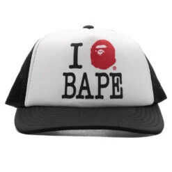 I Love Bape Mesh Cap - Black