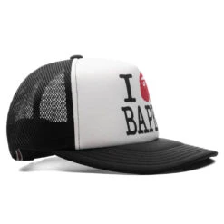 I Love Bape Mesh Cap - Black -Feature store I Love Bape Mesh Cap Black 001CPK801008M BLK 09 04 24 Feature KN 4