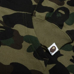 Kid's 1ST Camo Patch Print Shark Zip Hoodie - Green 10 Kid's 1ST Camo Patch Print Shark Zip Hoodie - Green -Feature store Kid s 1ST Camo Patch Print Shark Zip Hoodie Green 001ZPL303003K GRN 08 06 25 Feature VR 9