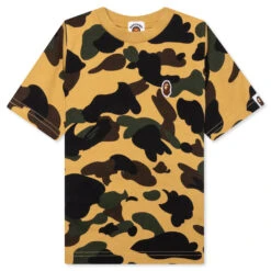 Kid's 1st Camo One Point Tee - Yellow