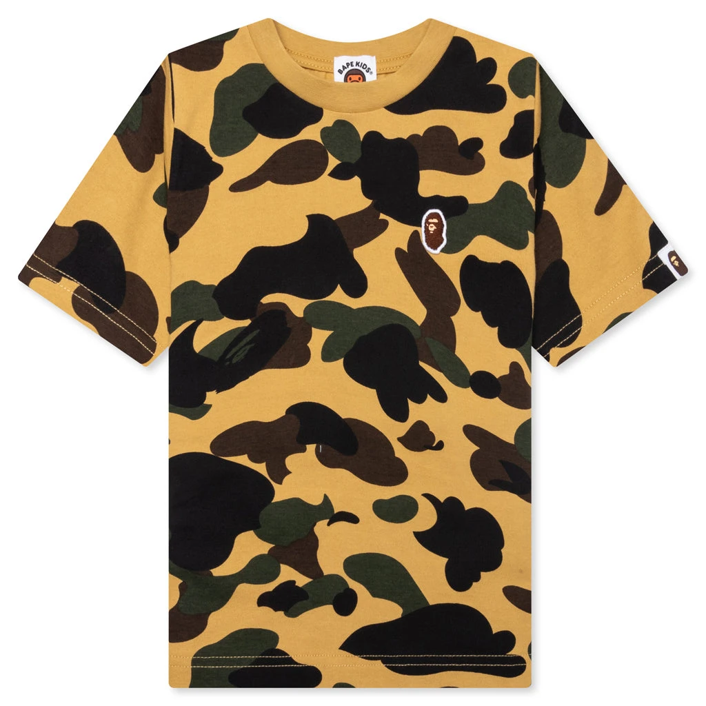 Kid's 1st Camo One Point Tee - Yellow 3 Kid's 1st Camo One Point Tee - Yellow