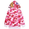 Kid's Abc Camo Shark Zip Hoodie - Pink 2 Kid's Abc Camo Shark Zip Hoodie - Pink -Feature store Kid s Abc Camo Shark Zip Hoodie Pink 001ZPK803003K PNK 12 18 24 Feature KN 4