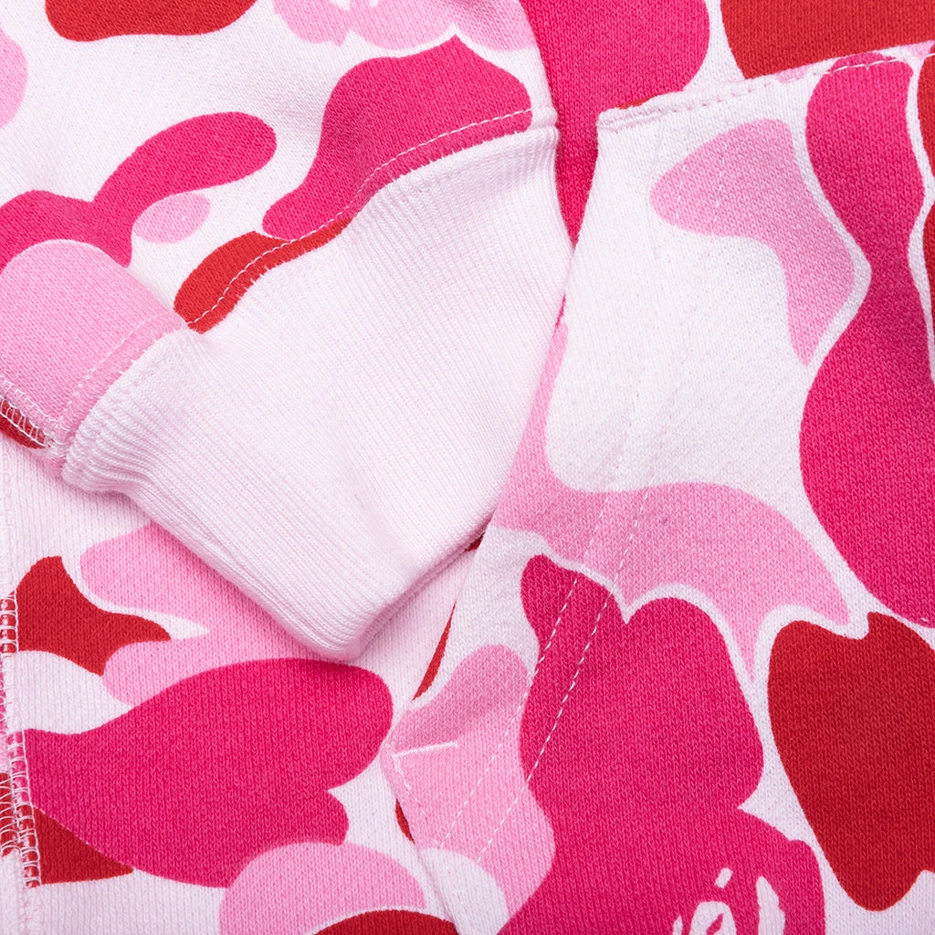 Kid's Abc Camo Shark Zip Hoodie - Pink 6 Kid's Abc Camo Shark Zip Hoodie - Pink - Image 4