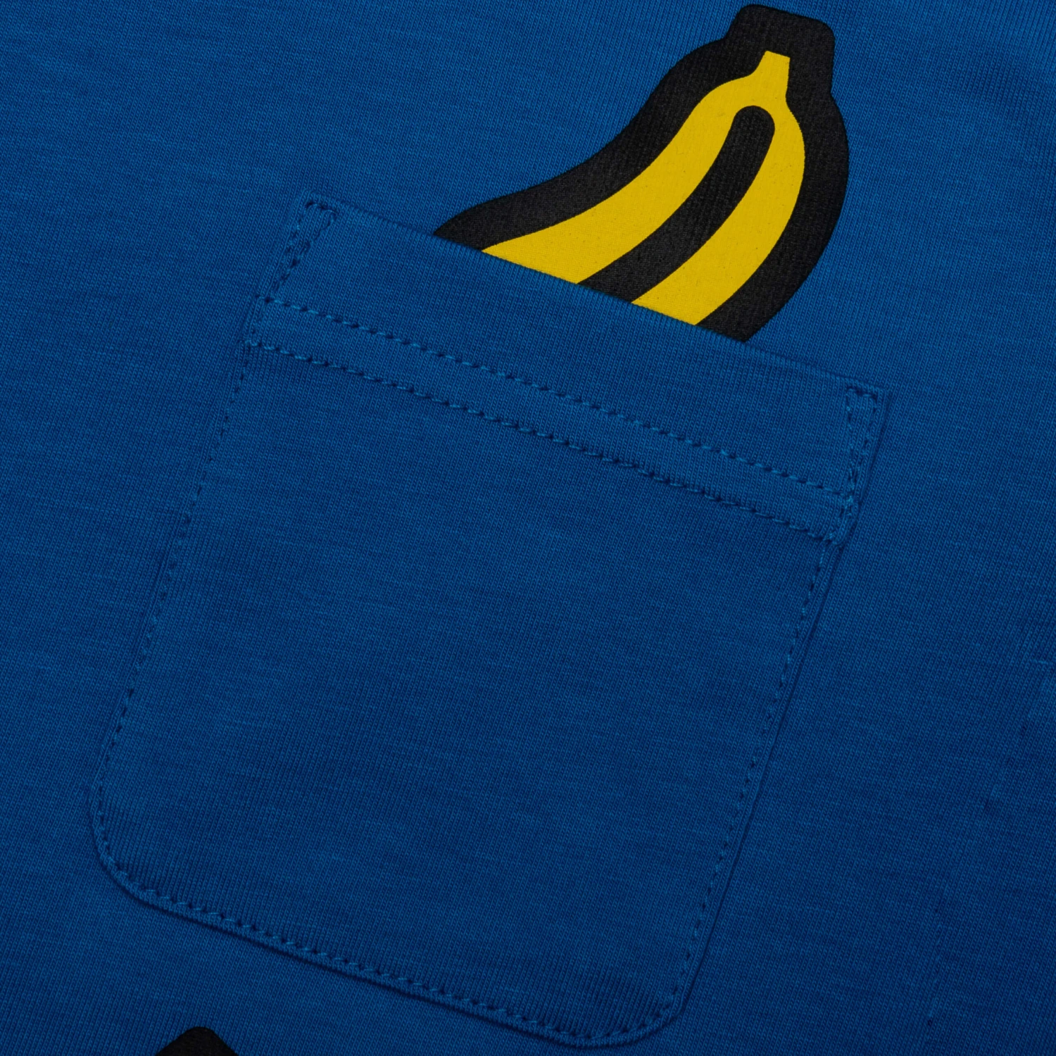 Kid's Baby Milo Banana Pocket Tee - Blue 5 Kid's Baby Milo Banana Pocket Tee - Blue - Image 3