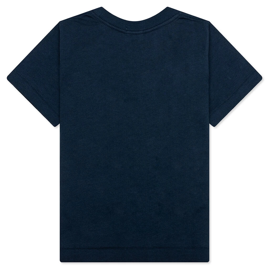 Kid's Baby Milo College Tee - Navy 4 Kid's Baby Milo College Tee - Navy - Image 2