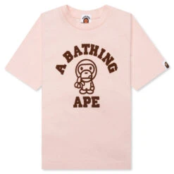 Kid's Baby Milo College Tee - Pink