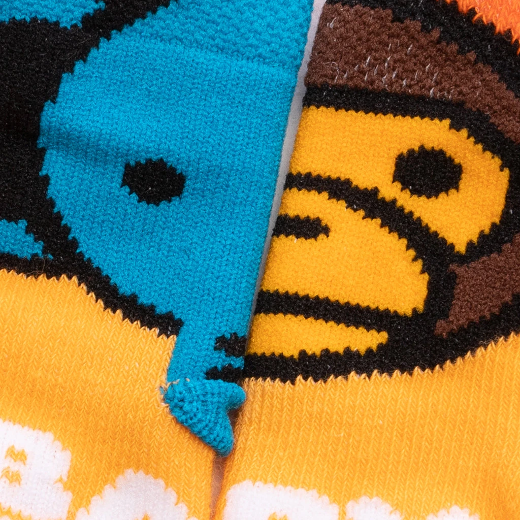 Kid's Baby Milo Friends Baby Socks - Orange 4 Kid's Baby Milo Friends Baby Socks - Orange - Image 2