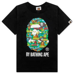 Kid's Baby Milo Game By Bathing Ape Tee - Black