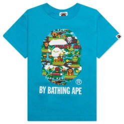 Kid's Baby Milo Game By Bathing Ape Tee - Sax