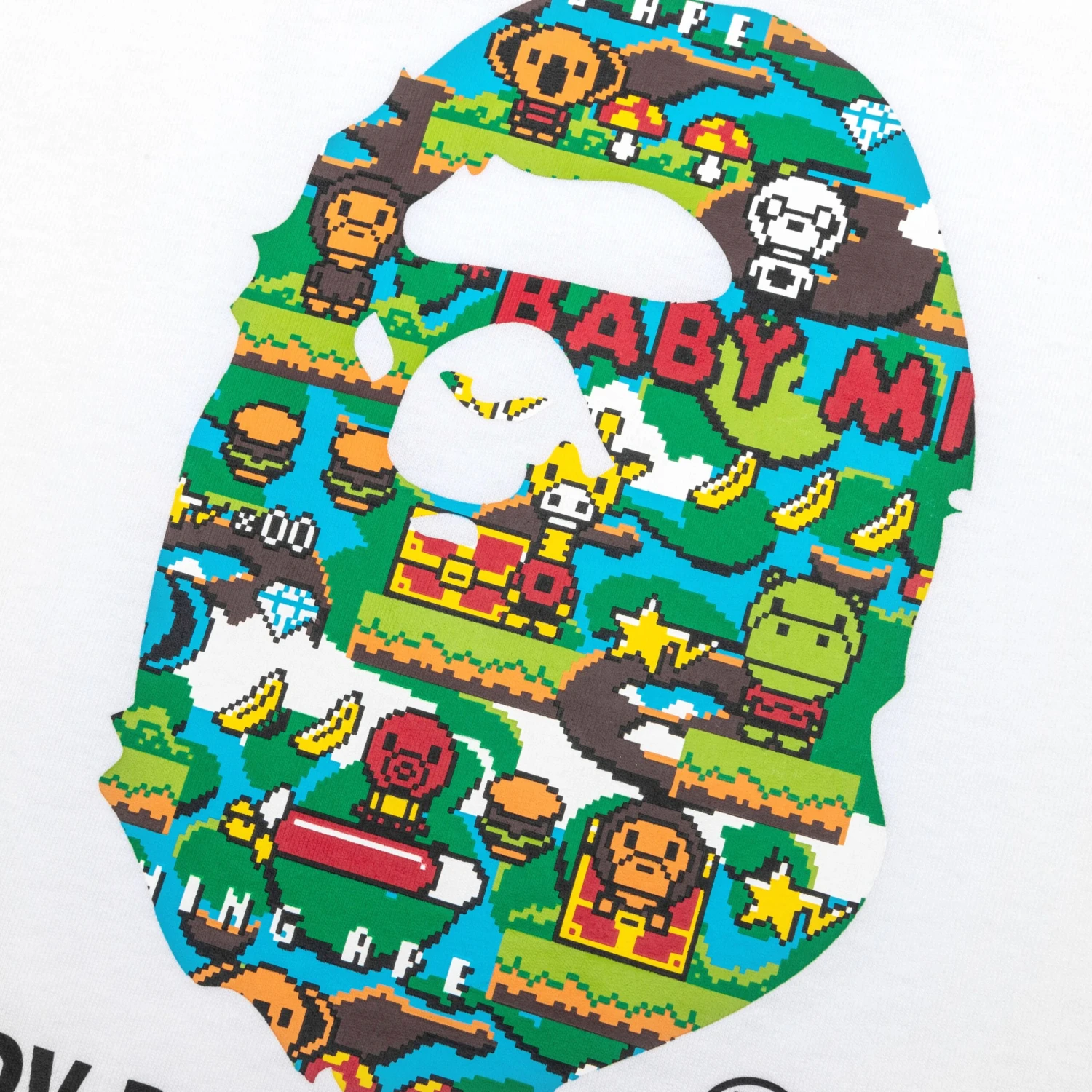 Kid's Baby Milo Game By Bathing Ape Tee - White 5 Kid's Baby Milo Game By Bathing Ape Tee - White - Image 3