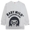 Kid's Baby Milo Relaxed Fit Crewneck Sweatshirt - Gray