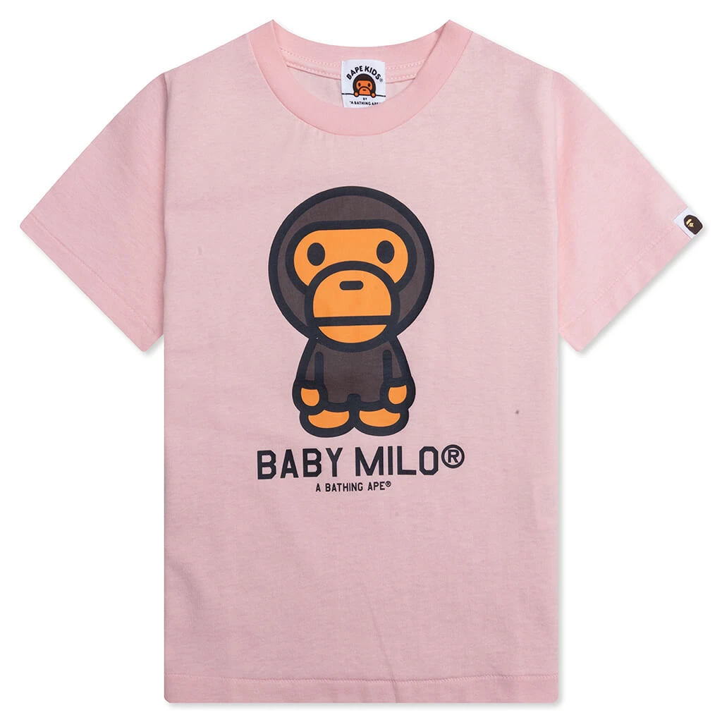 Kid's Baby Milo Tee - Pink 3 Kid's Baby Milo Tee - Pink
