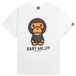Kid's Baby Milo Tee - White