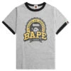 Kid's Bape Emblem Tee - Gray