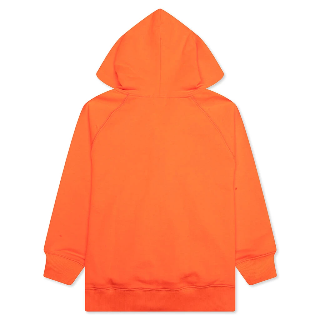 Kid's Bape Relaxed Fit Pigment Dye Zip Hoodie - Orange 4 Kid's Bape Relaxed Fit Pigment Dye Zip Hoodie - Orange - Image 2
