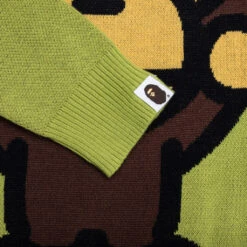 Kid's Big Baby Milo Cotton Knit Sweater - Green -Feature store Kid s Big Baby Milo Cotton Knit Sweater Green 002KNL303005K GRN 08 04 25 Feature KN 6