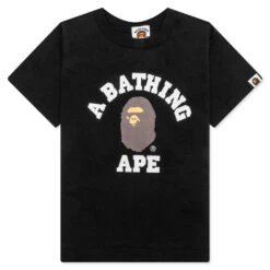 Kid's College Tee - Black