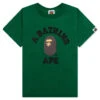 Kid's College Tee - Green 2 Kid's College Tee - Green -Feature store Kid s College Tee Green 001TEK803001K GRN 08 13 24 Feature JP
