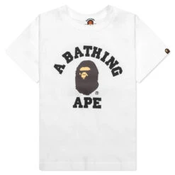 Kid's College Tee - White