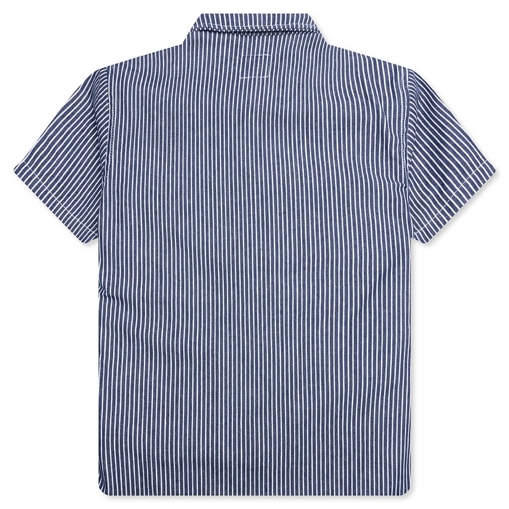 Kid's Hickory Baby Milo Patch S/S Shirt - Navy 4 Kid's Hickory Baby Milo Patch S/S Shirt - Navy - Image 2