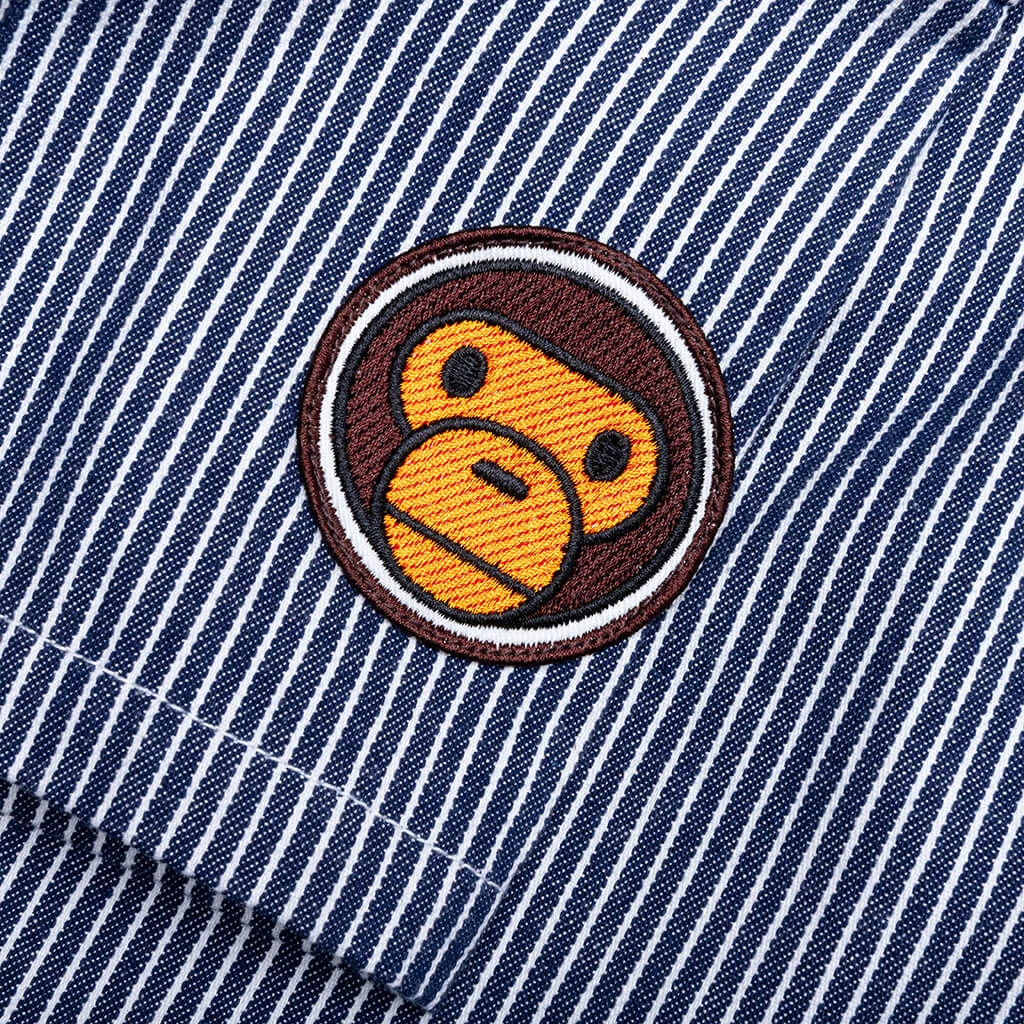 Kid's Hickory Baby Milo Patch S/S Shirt - Navy 6 Kid's Hickory Baby Milo Patch S/S Shirt - Navy - Image 4
