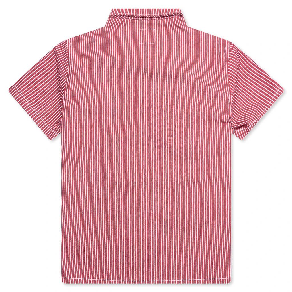 Kid's Hickory Baby Milo Patch S/S Shirt - Red 4 Kid's Hickory Baby Milo Patch S/S Shirt - Red - Image 2