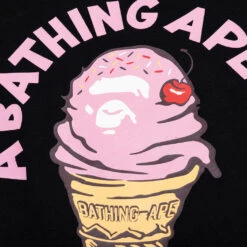 Kid's Ice Cream Tee - Black -Feature store Kid s Ice Cream Tee Black 001TEL303213K BLK 08 04 25 Feature KN 5