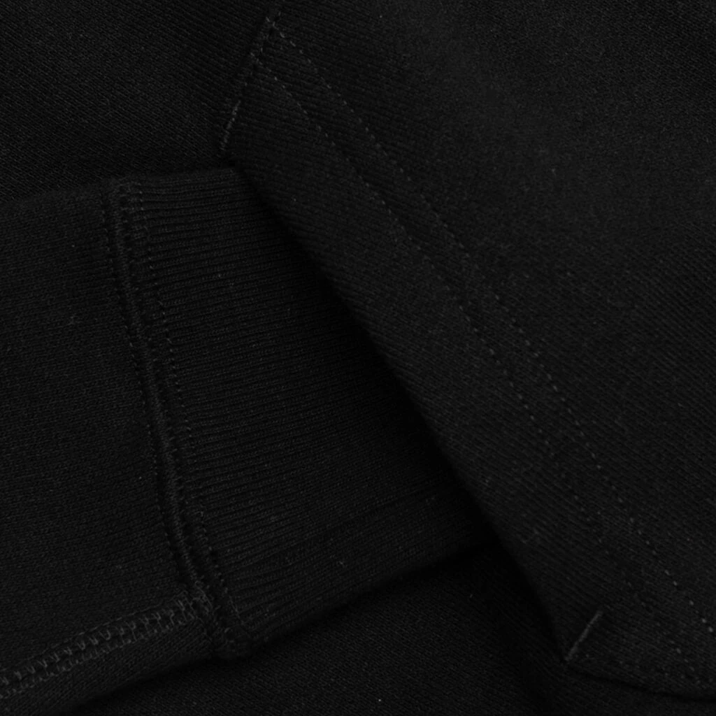 Kid's Milo Shark Zip Double Hoodie - Black 5 Kid's Milo Shark Zip Double Hoodie - Black - Image 3