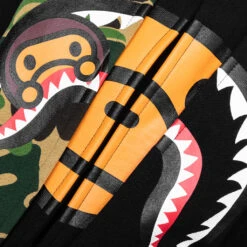 Kid's Milo Shark Zip Double Hoodie - Black 10 Kid's Milo Shark Zip Double Hoodie - Black -Feature store Kid s Milo Shark Zip Double Hoodie Black 002ZPL303012K BLK 08 05 25 Feature KN 7