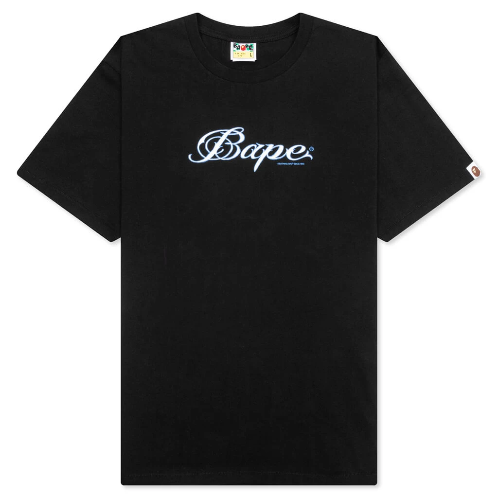Logo Relaxed Fit Tee - Black 3 Logo Relaxed Fit Tee - Black