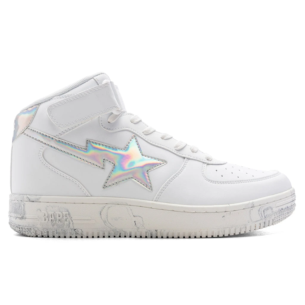 Marble Bape STA Mid M1 - White 3 Marble Bape STA Mid M1 - White