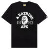 OG Ape Head College Relaxed Fit Tee - Black 2 OG Ape Head College Relaxed Fit Tee - Black -Feature store OG Ape Head College Relaxed Fit Tee Black 001TEK301352M BLK 05 24 24 Feature JP 6